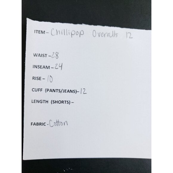 Chillipop Destroyed Overalls Girls Size 12 Acid Wash - Picture 9 of 9